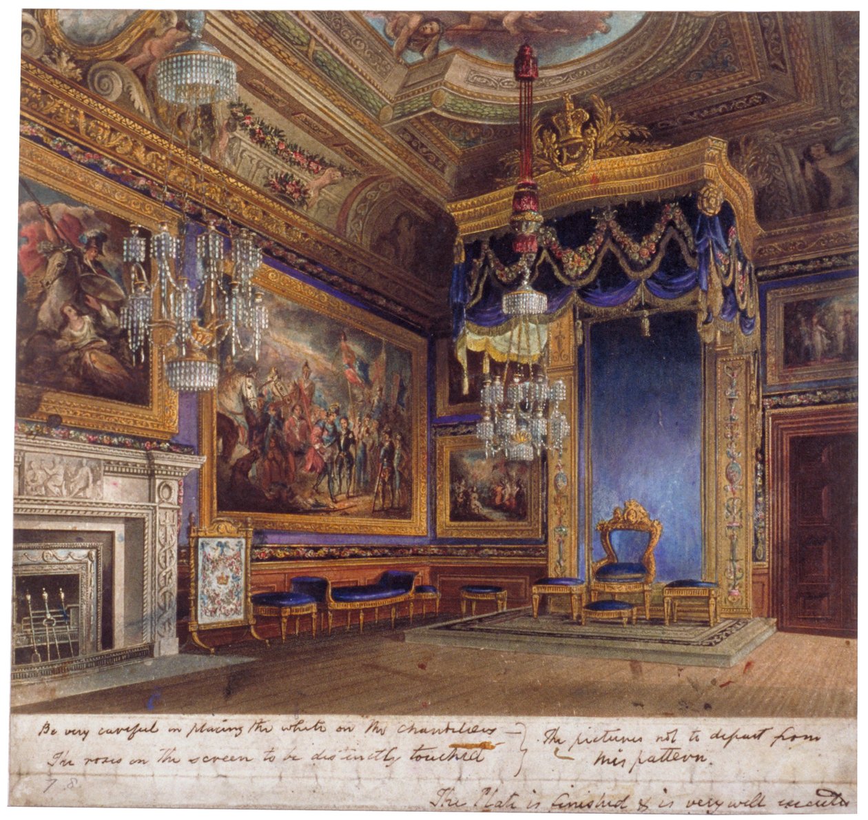 Vue intérieure de la salle d