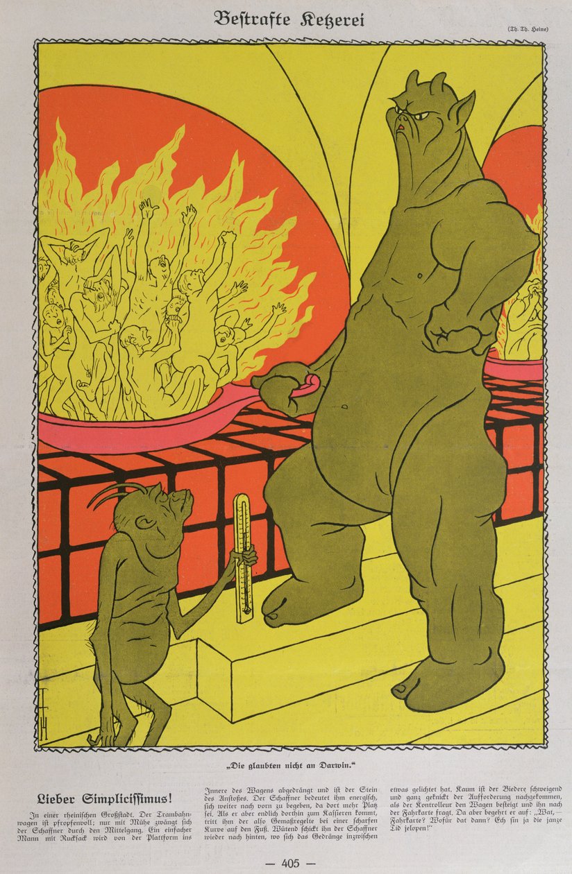 Le Diable brûlant les incroyants, de 
