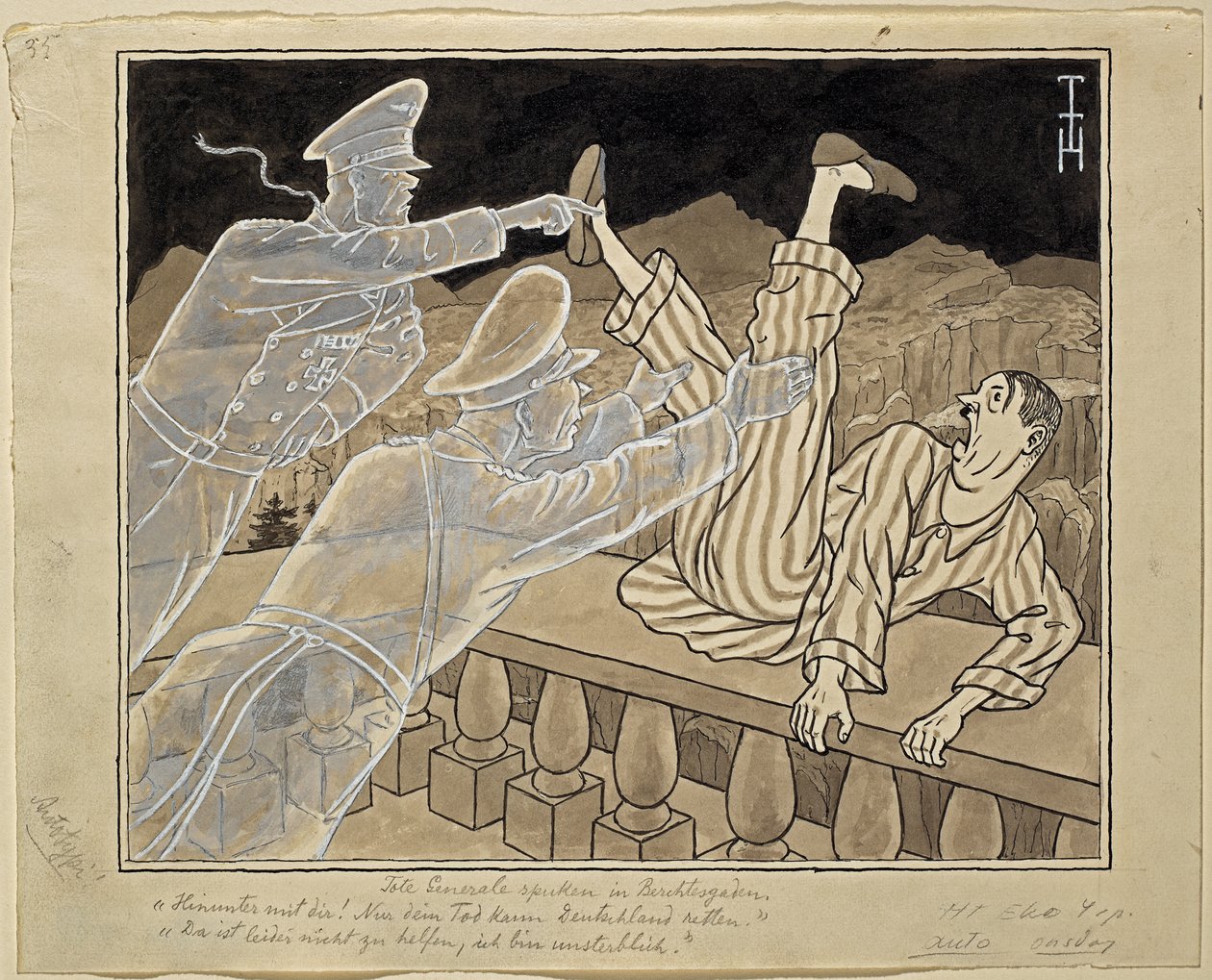 Généraux morts hantent Berchtesgaden - Thomas Theodor Heine