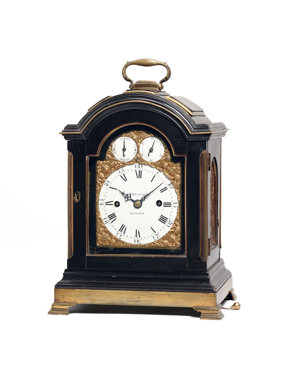 Horloge de table frappante George III, vers 1770 - Thomas Wagstaff or Wagstaffe