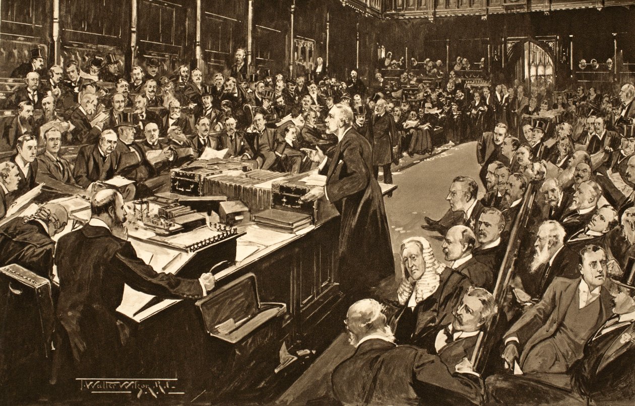Les Lords et les Communes qui ont reçu la déclaration préliminaire de Sa Majesté, de 
