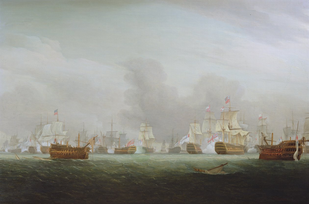 La bataille du Glorieux Premier Juin, 1794 - Thomas Whitcombe