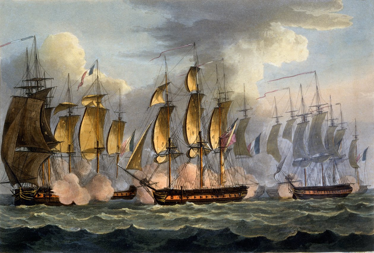 La Capture de La Prévoyante et La Raison, 17 mai 1795, de 