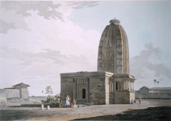 Temple hindou à Deo, au Bahar, planche XXIII de 