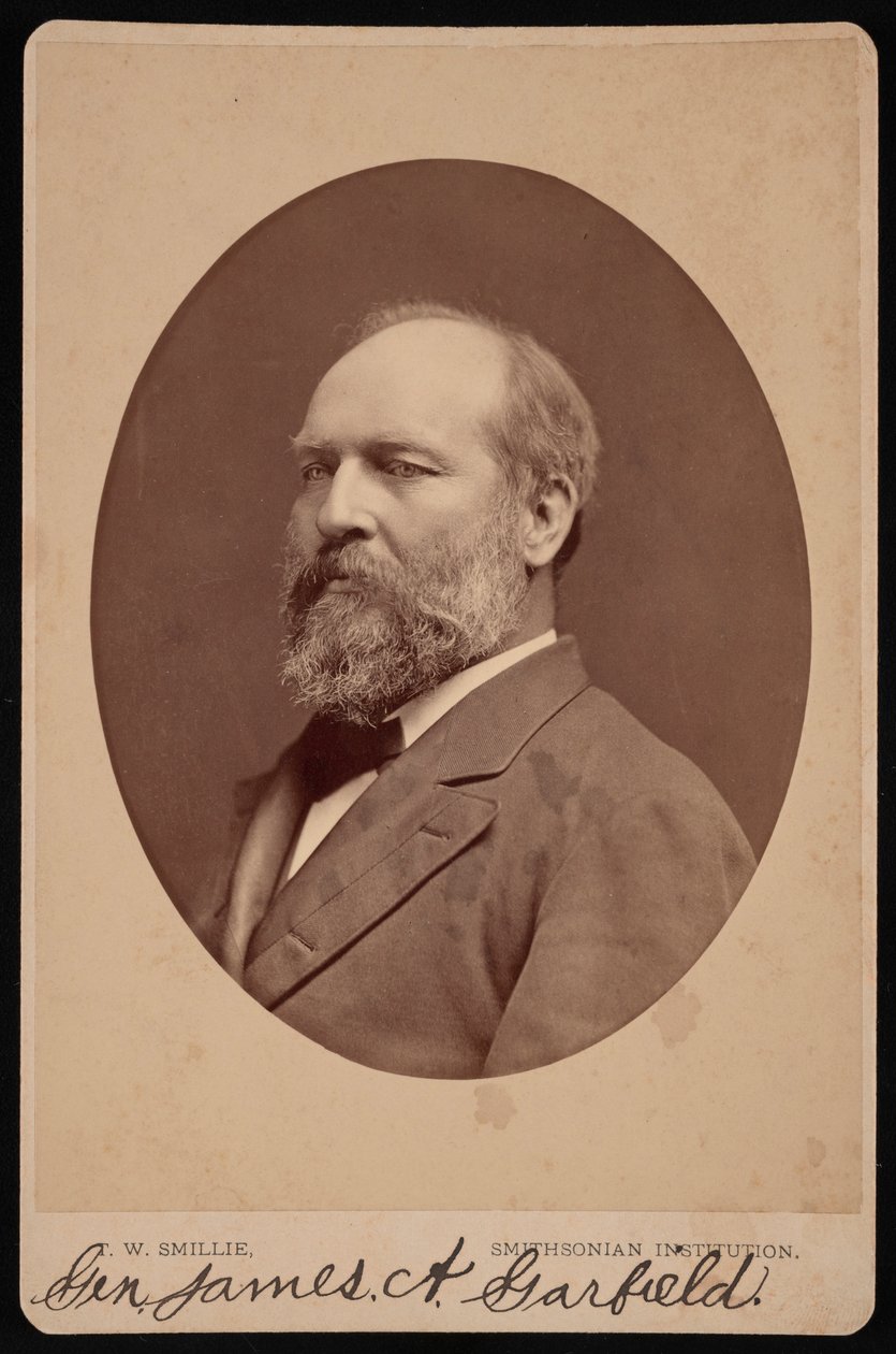 Portrait de James Abram Garfield 1831-1881, juin 1880 - Thomas William Smillie