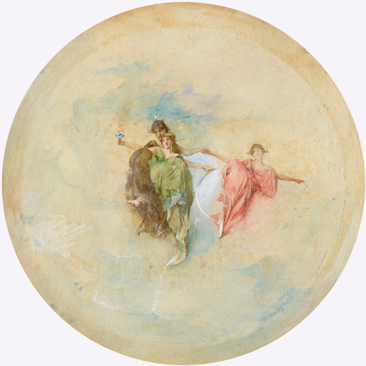 Aube - Thomas Wilmer Dewing
