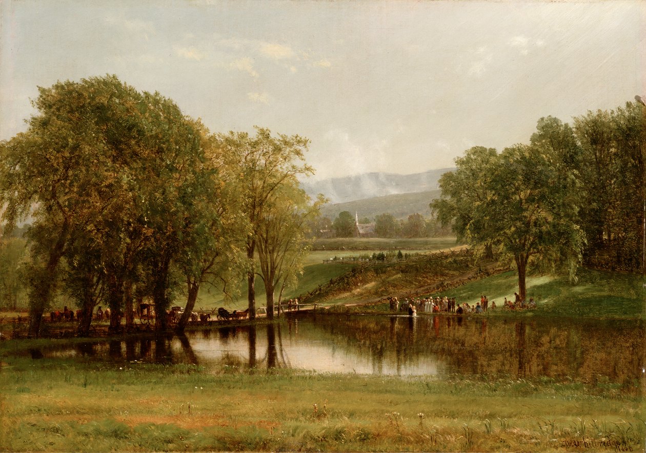 Le Baptême - Thomas Worthington Whittredge