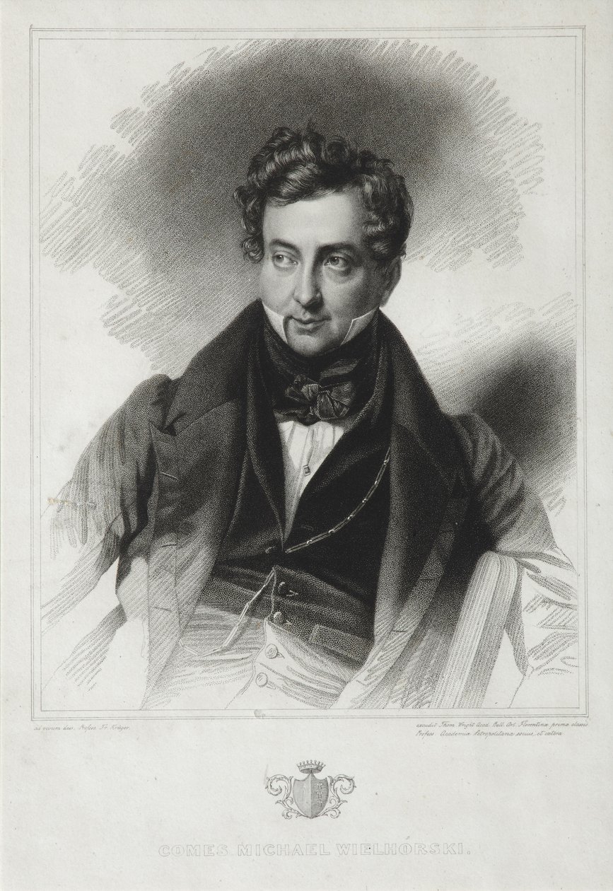 Portrait du comte Mikhaïl Yourievitch Vilyegorsky 1788-1856, début des années 1830 - Thomas Wright