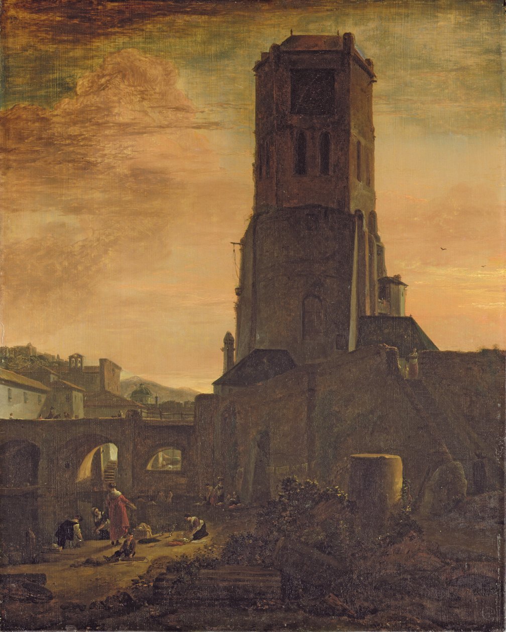 Lavandières au pied d