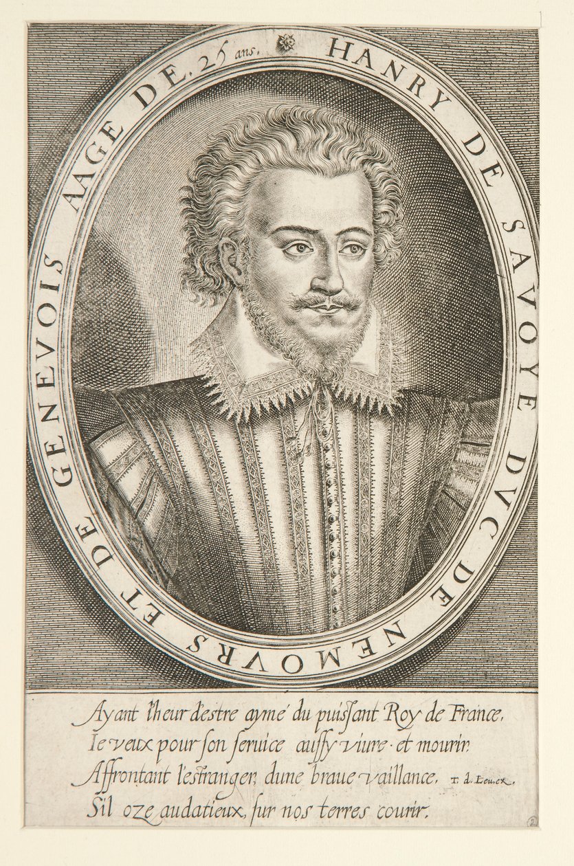 Henri de Savoie, duc de Nemours - Thomas de Leu