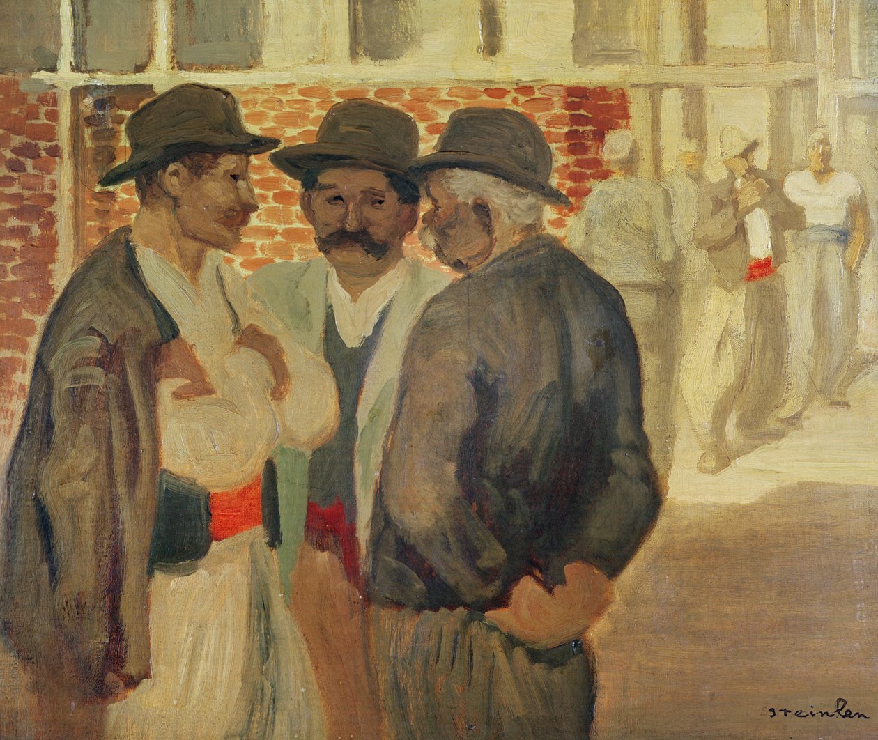 Travailleurs de la construction - Théophile Alexandre Steinlen