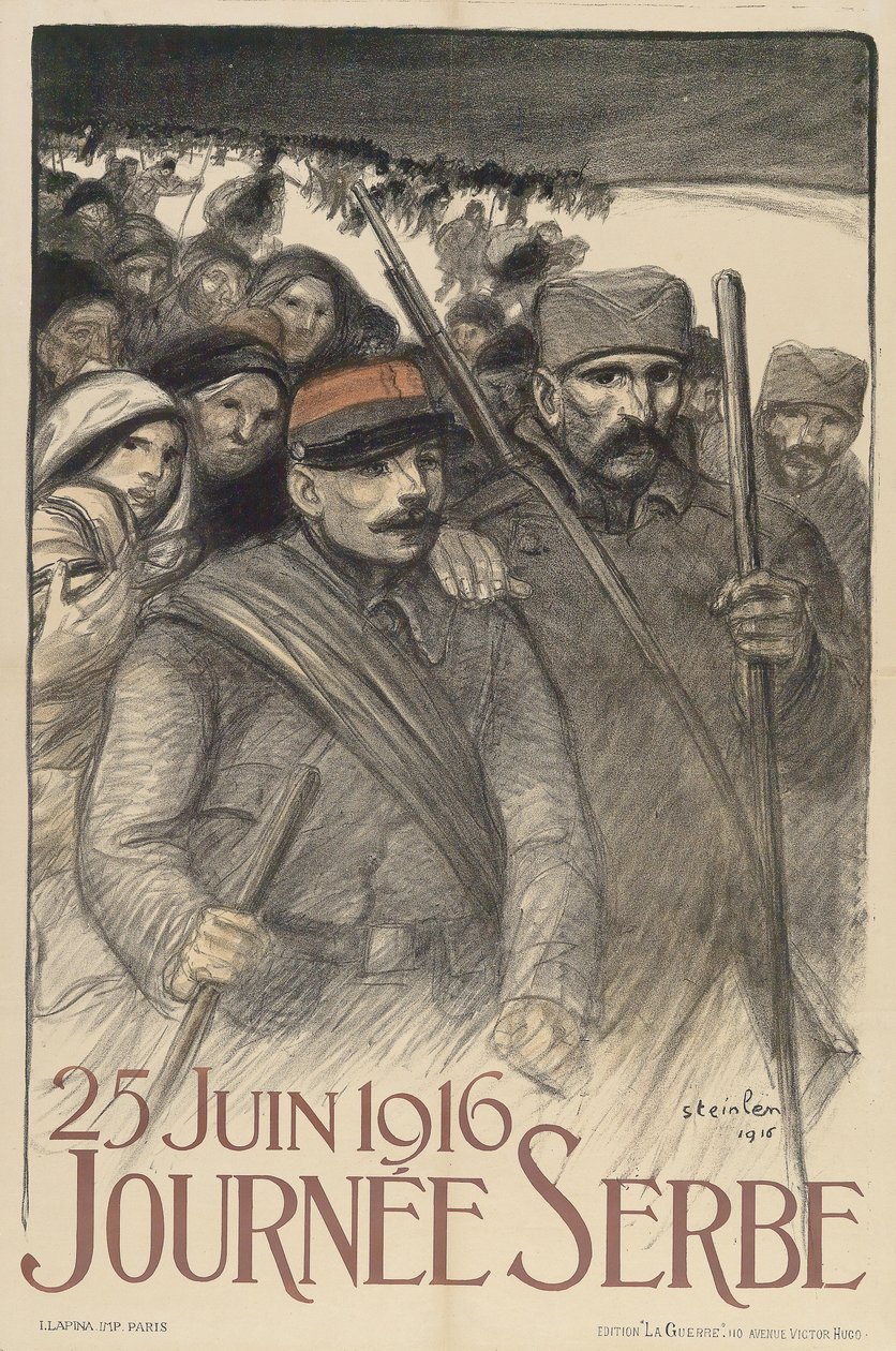 Journée serbe - Théophile Alexandre Steinlen