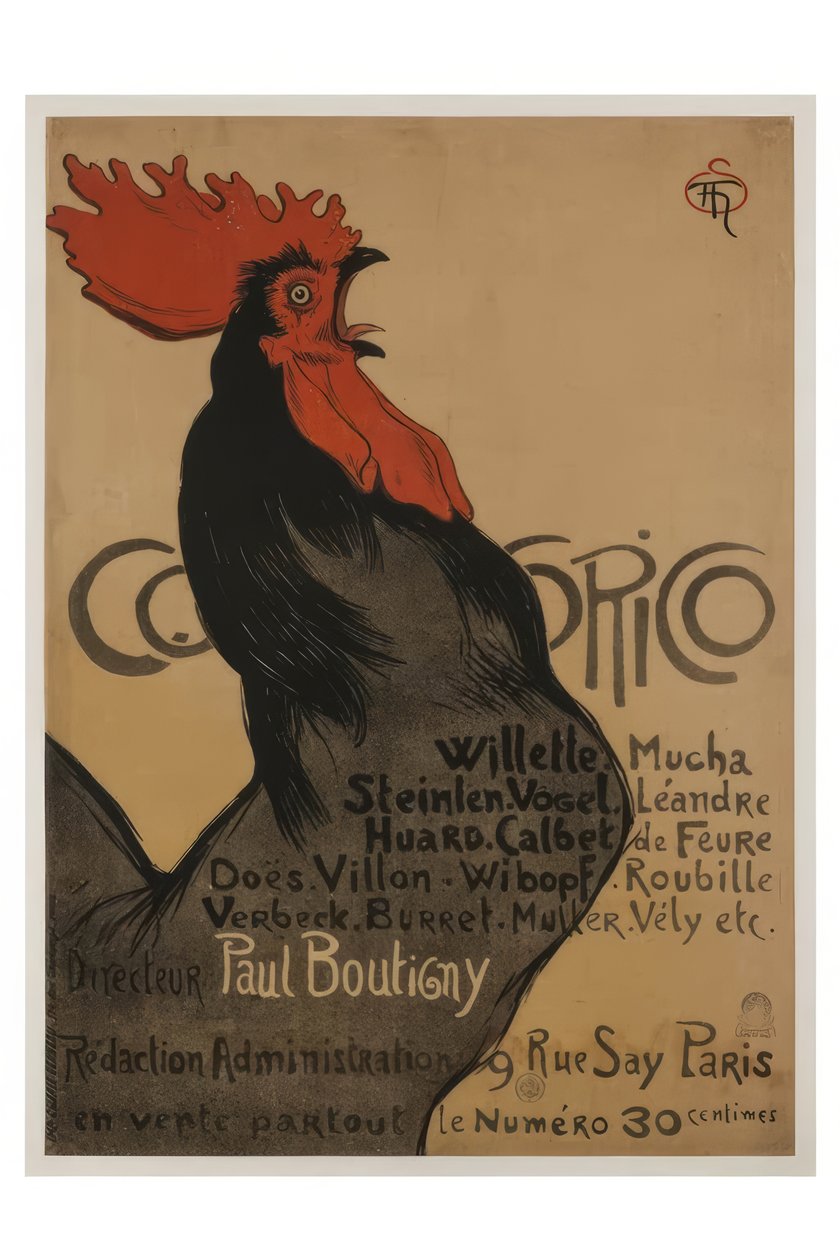 Cocorico - Théophile-Alexandre Steinlen