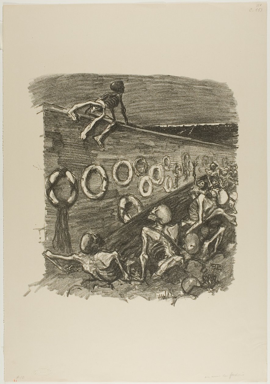 Au mur des fédéralistes - Théophile Alexandre Pierre Steinlen