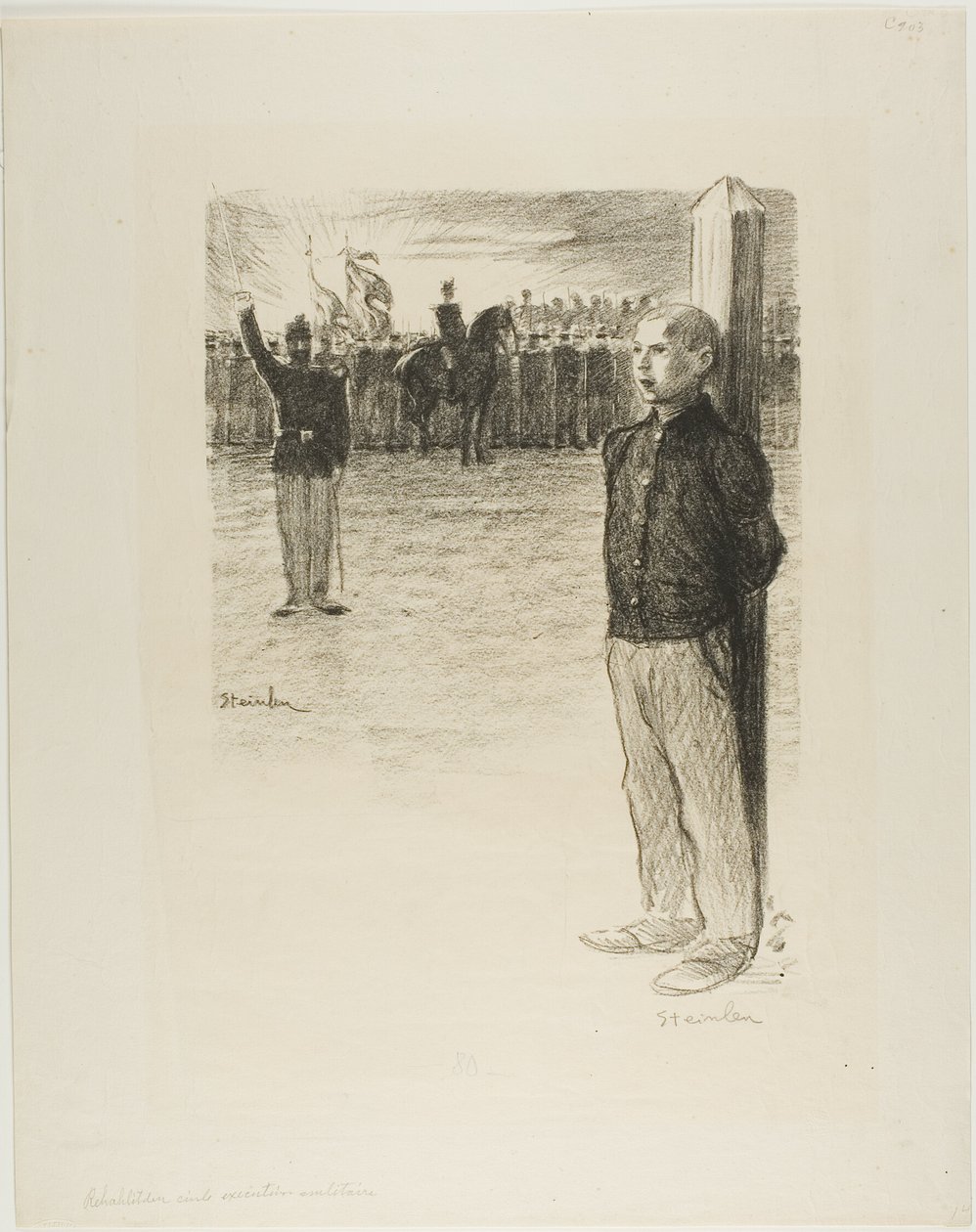 Réhabilitation civile et exécution militaire - Théophile Alexandre Pierre Steinlen