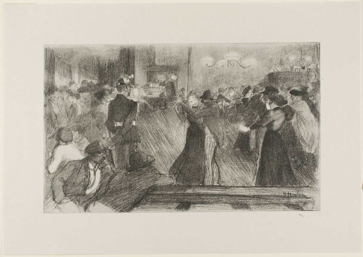 Salle de danse - Théophile Alexandre Pierre Steinlen