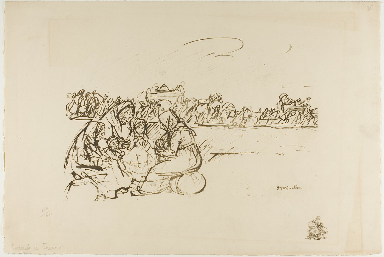 Evacués de Verdun, planche trente d