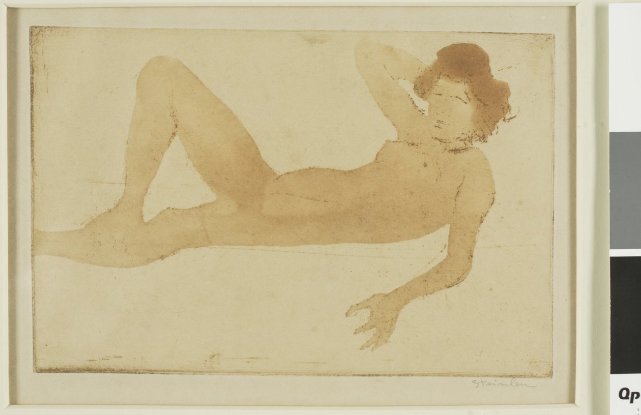 Femme nue couchée - Théophile Alexandre Pierre Steinlen