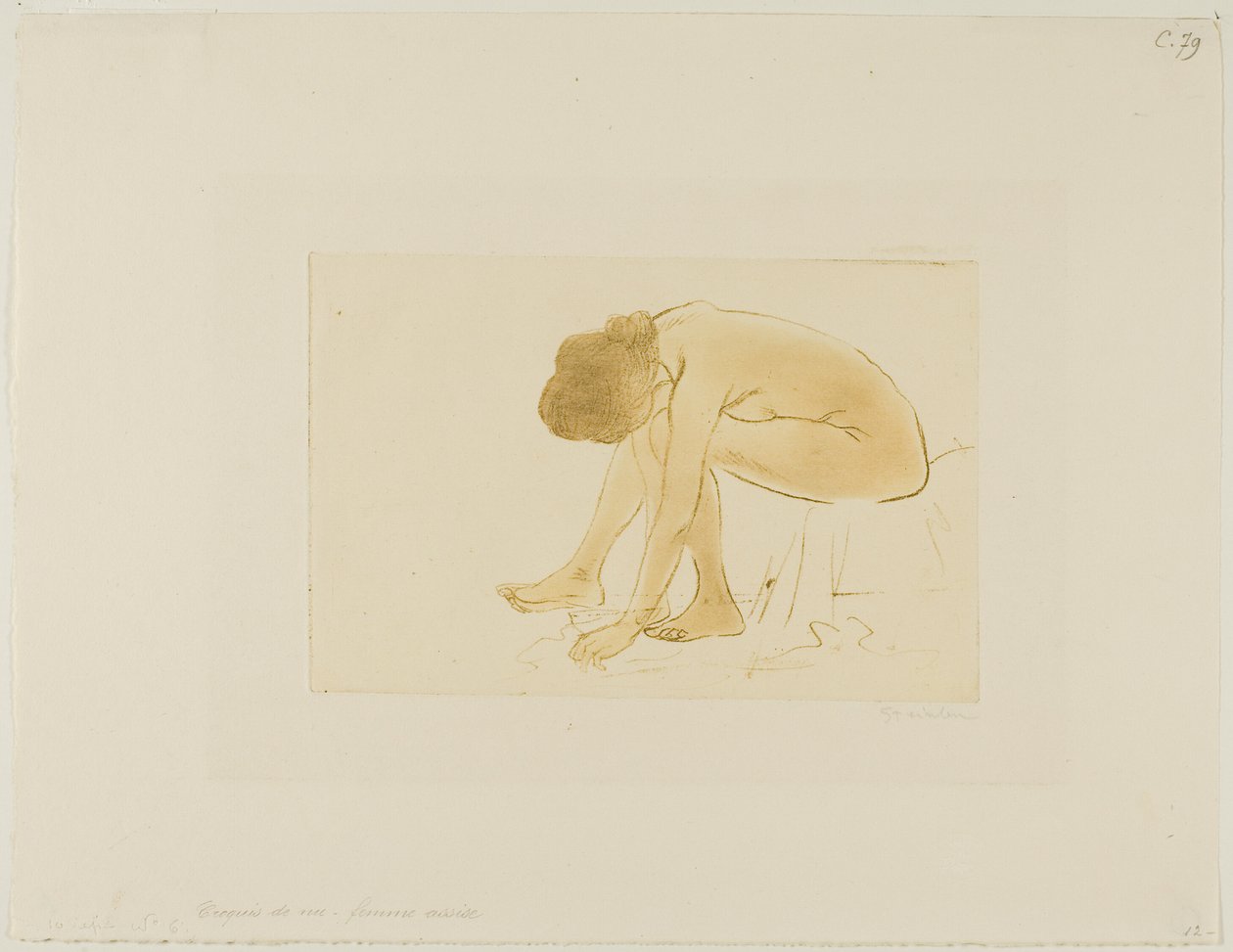 Femme assise s