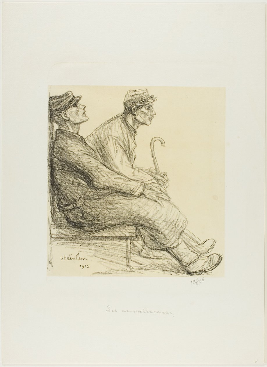 Les convalescents - Théophile Alexandre Pierre Steinlen