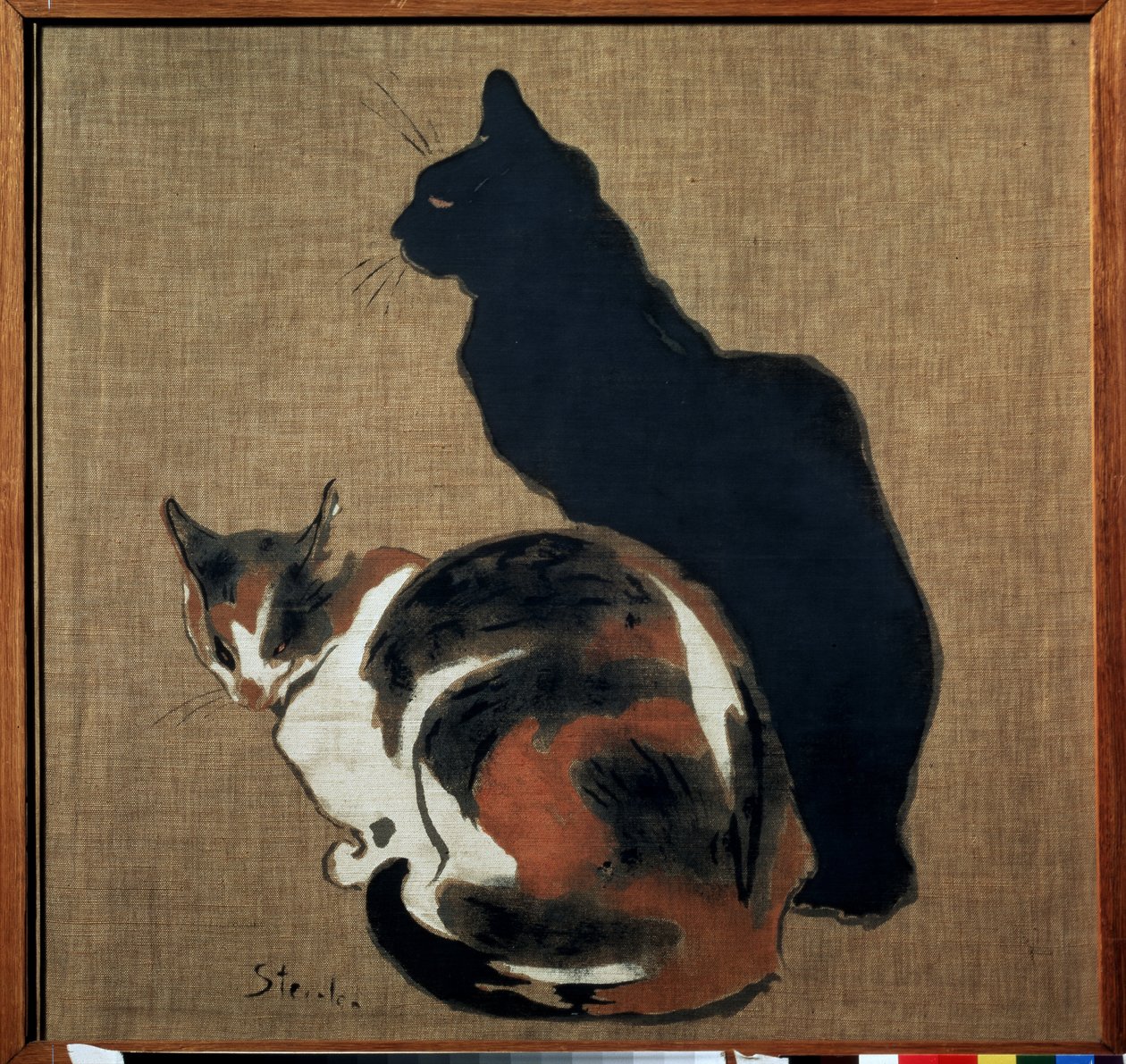 Deux chats - Théophile Alexandre Steinlen