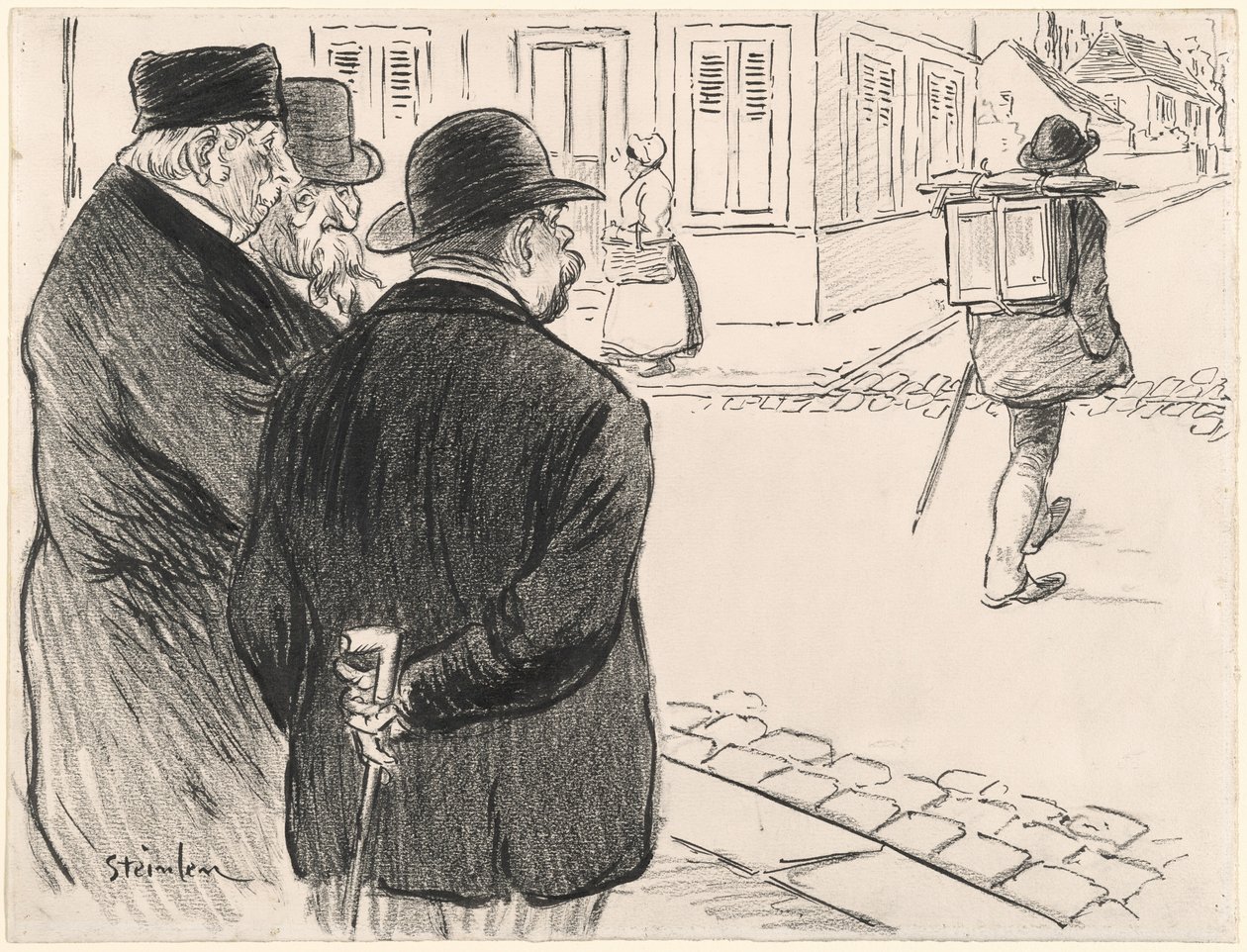 Il agit comme un peintre, fin 19e-début 20e siècle - Théophile Alexandre Steinlen