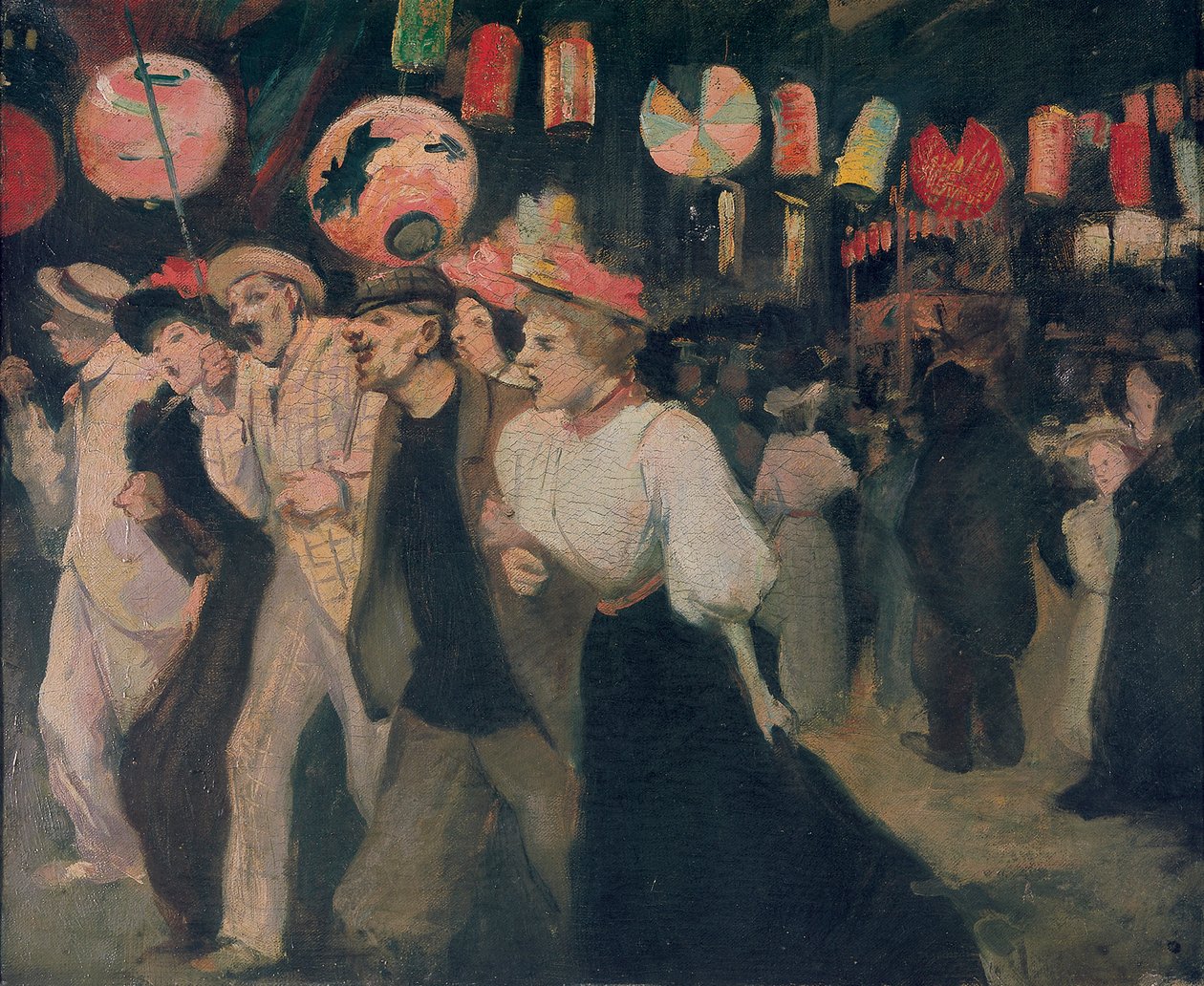 Le 14 juillet 1895 à Montmartre, 1895 - Théophile Alexandre Steinlen