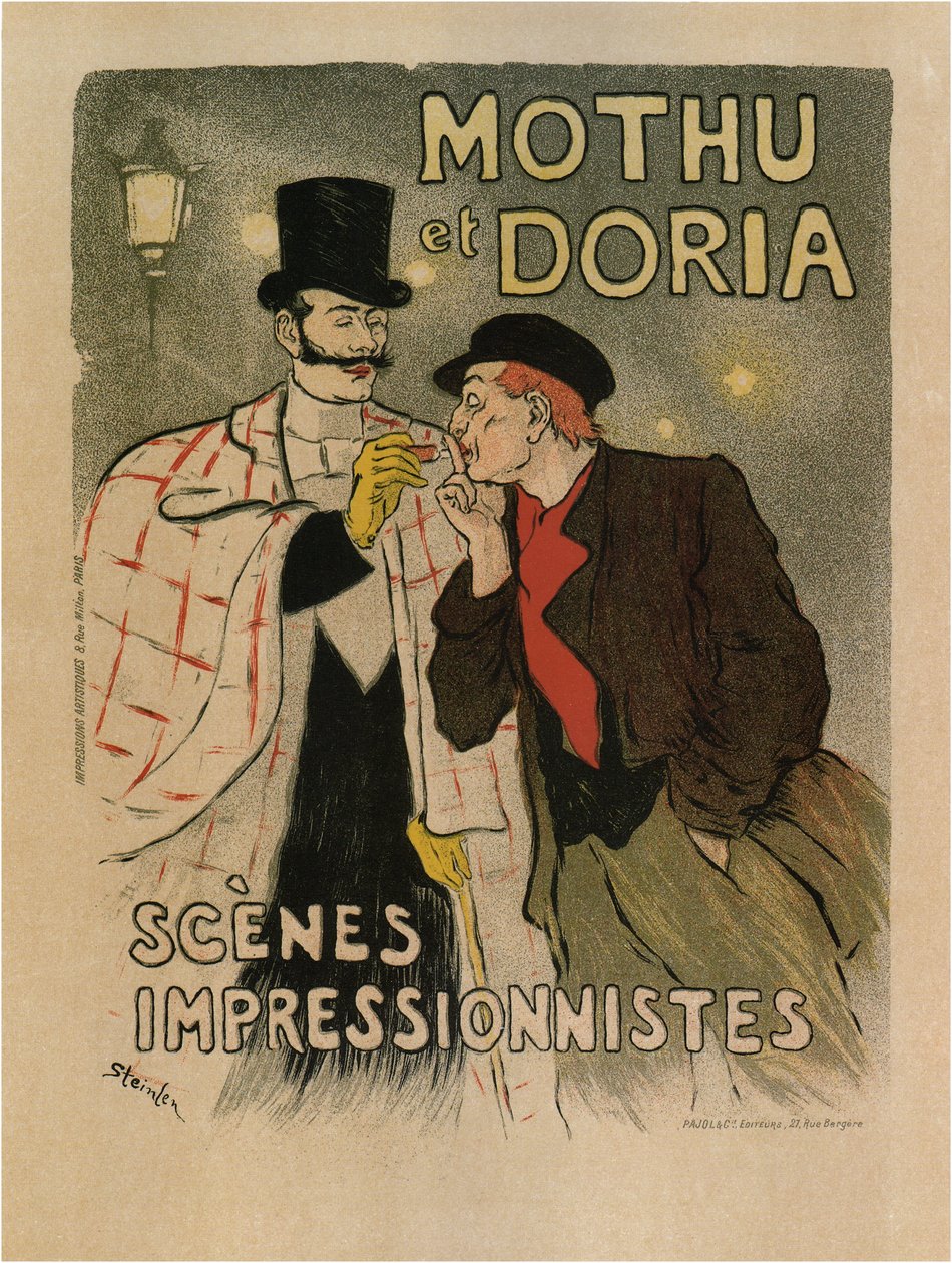 Mothu et Doria. Scènes impressionnistes, 1893 - Théophile Alexandre Steinlen
