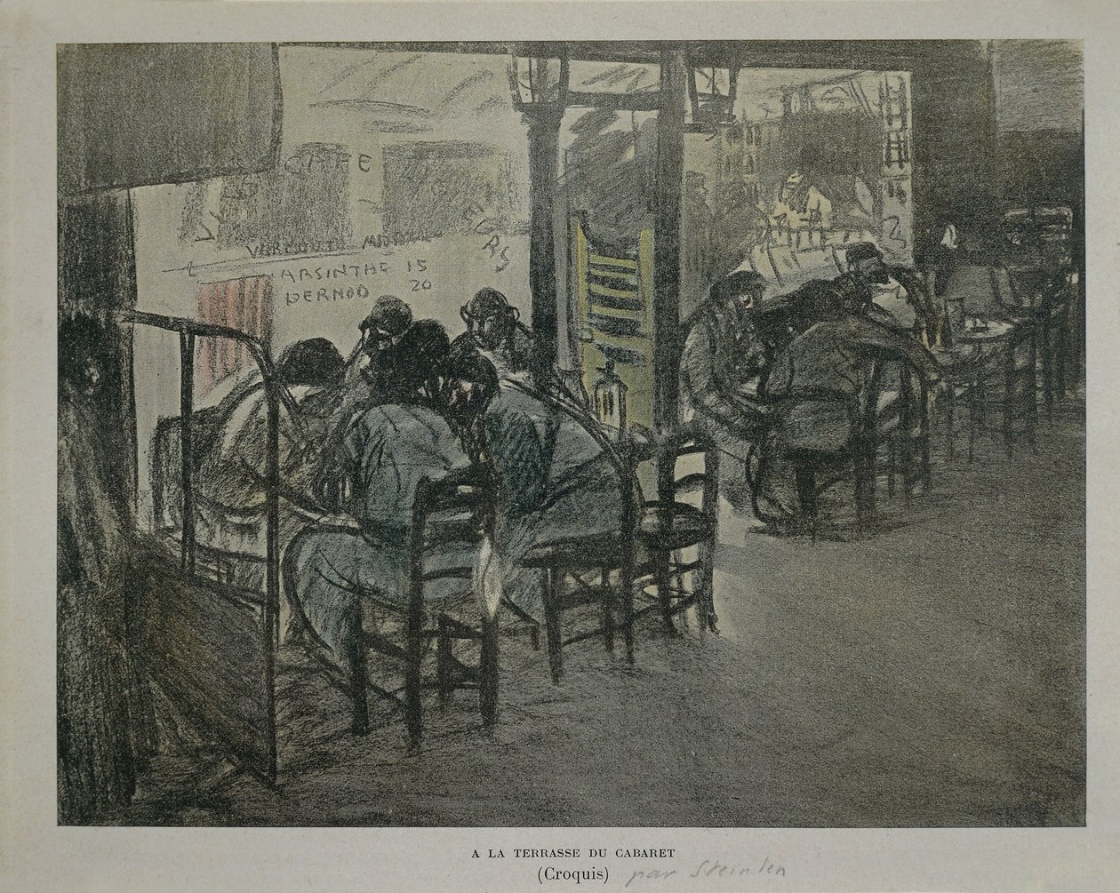 Paris sur la terrasse d