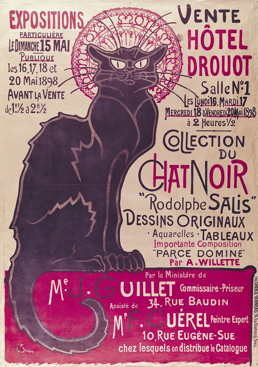 Affiche publicitaire pour une exposition de la 