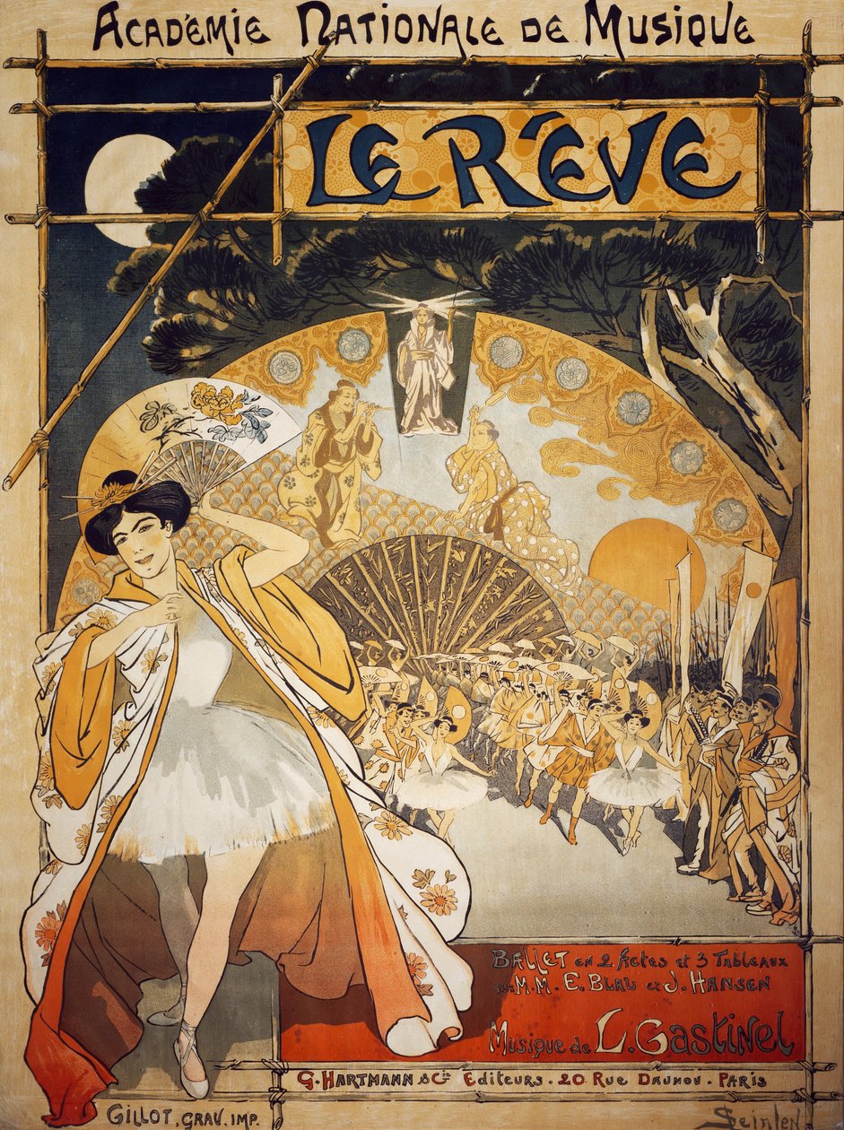 Affiche pour Le Rêve, ballet d