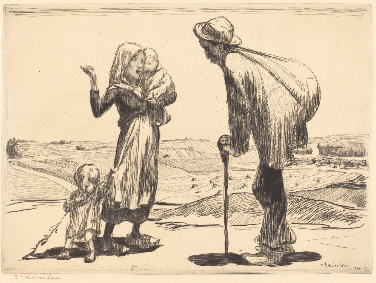La ville lointaine - Théophile Alexandre Steinlen