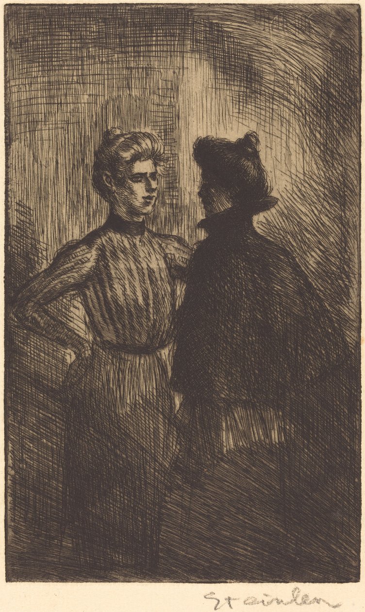 La Rencontre - Théophile Alexandre Steinlen