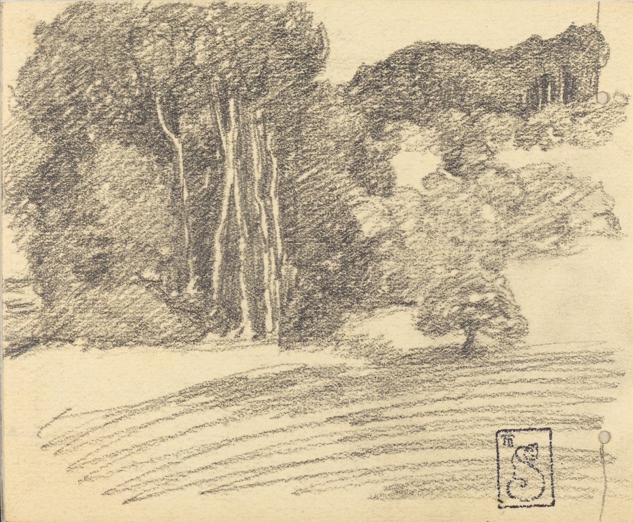 La forêt à Courdemanche, 1895 - Théophile Alexandre Steinlen