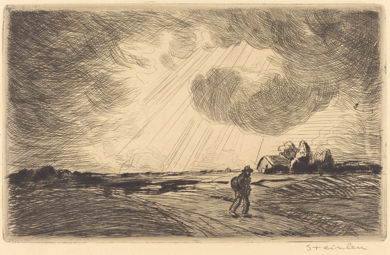 Orage - Théophile Alexandre Steinlen