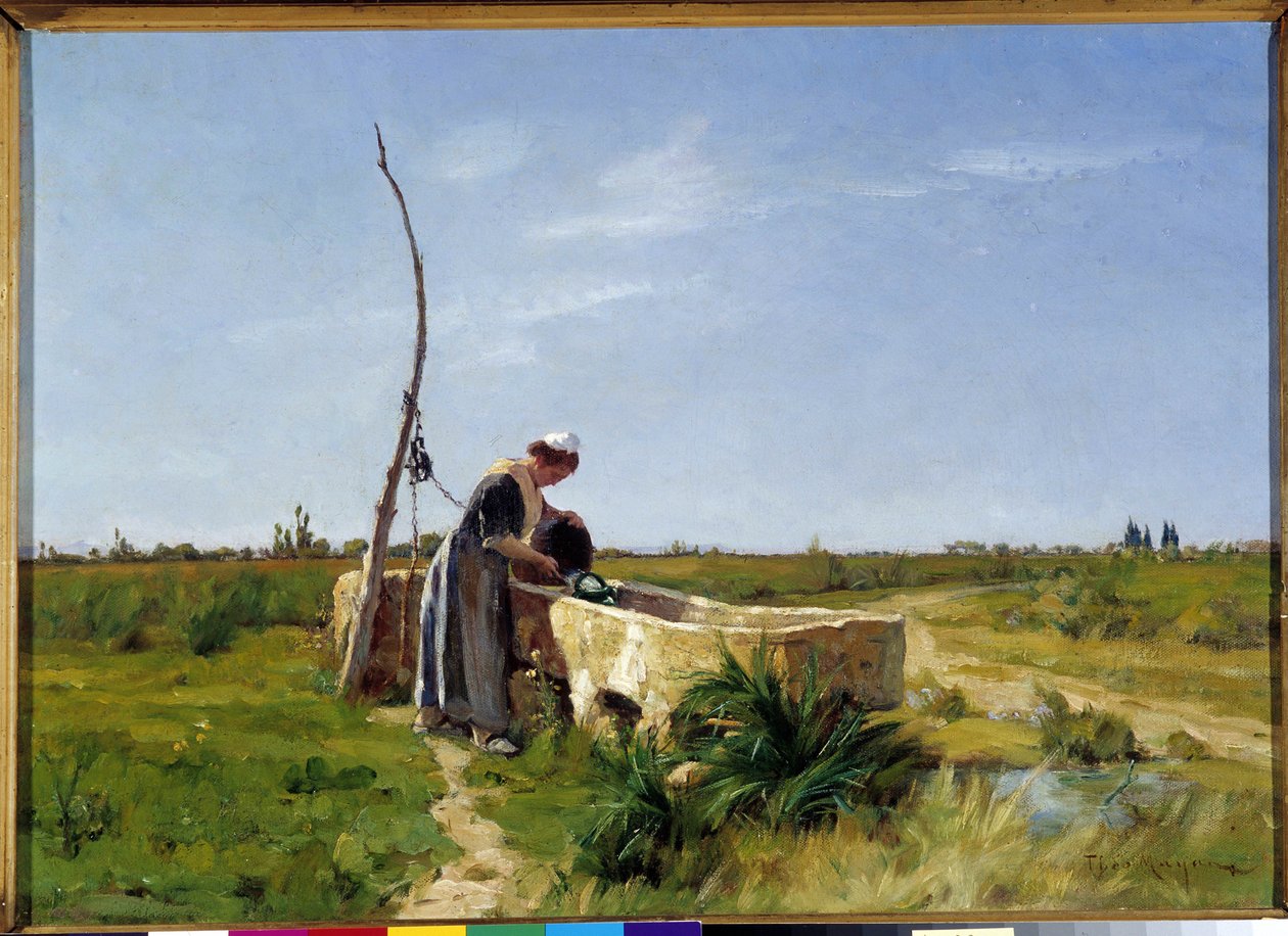 Le Paysan et le Puits - Théophile Henri Mayan