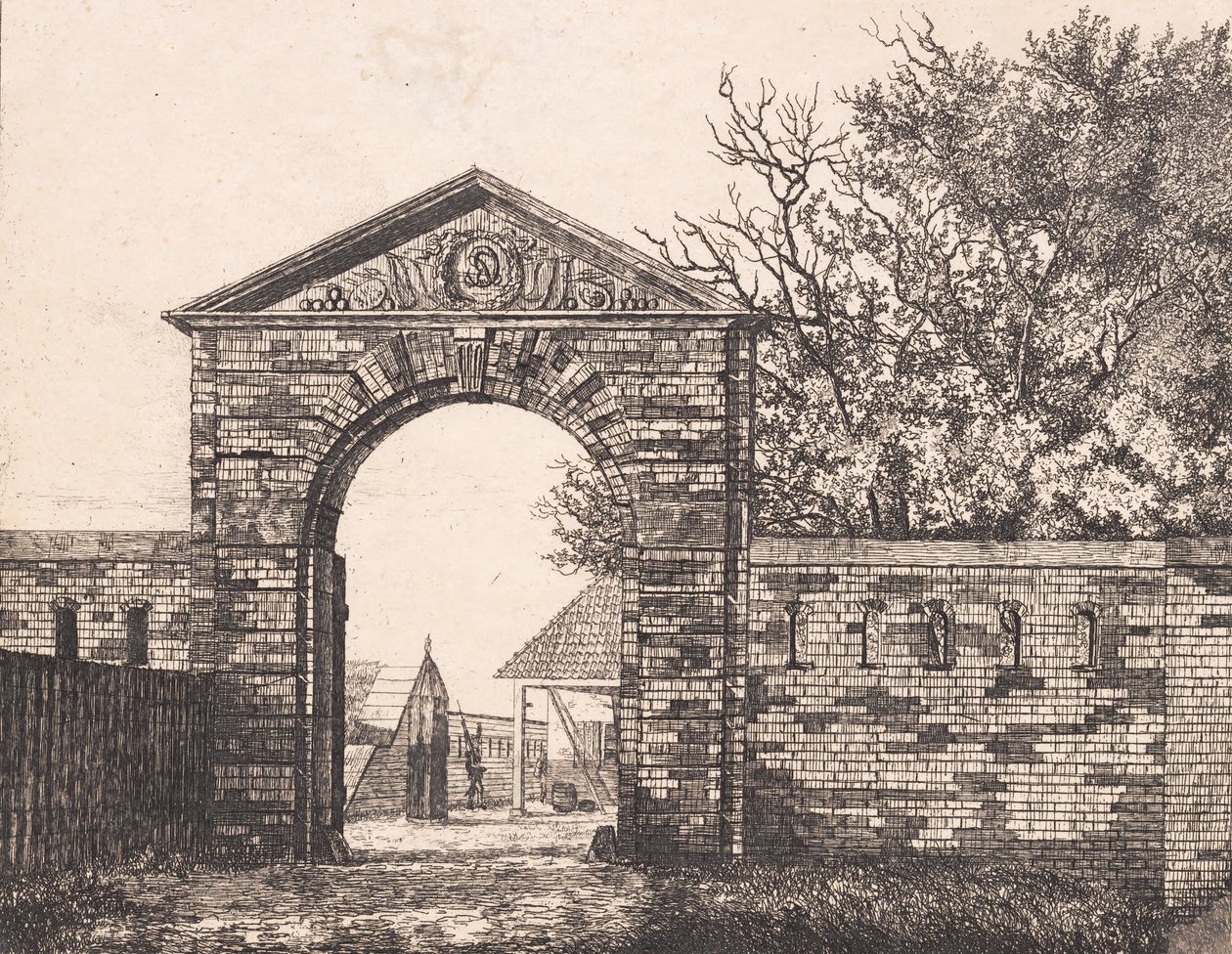 La porte de la forteresse à Rysensten - Thorald Læssøe