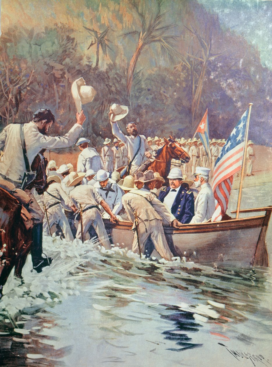 Les Américains débarquent à Cuba - Thure de Thulstrup