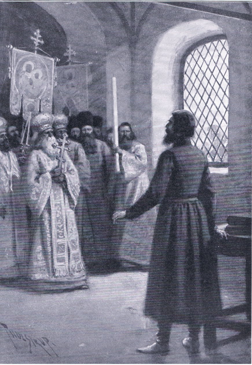 Boris Godounov en retraite au monastère supplié d