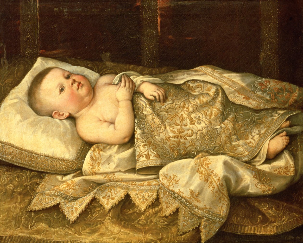 Portrait du prince Léopold de Médicis bébé - Tiberio di Tito