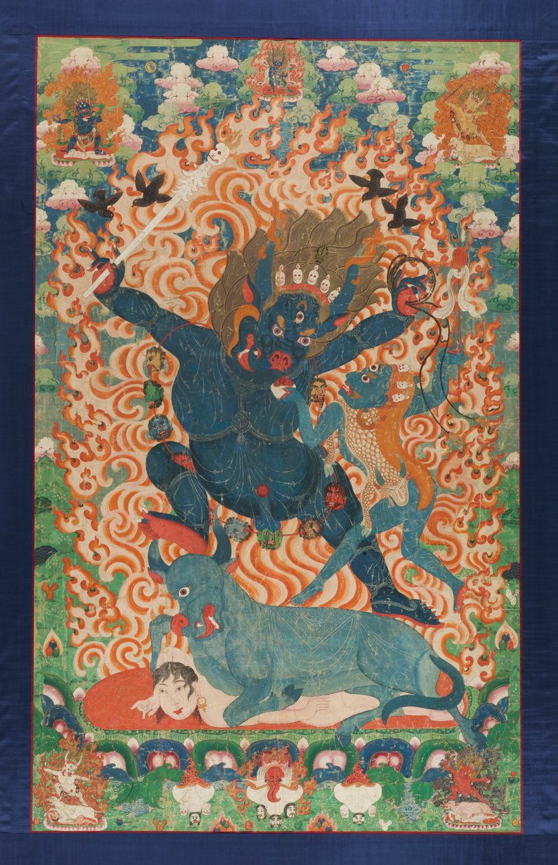 Yama et Yami, vers 1700 - Tibetan School