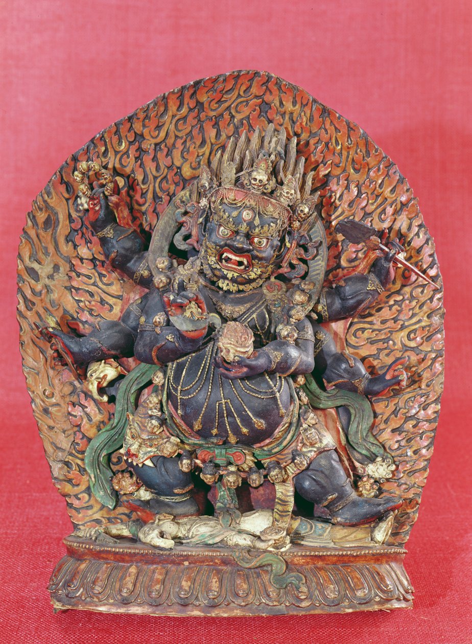 Figure de Mahakala - Tibetan School