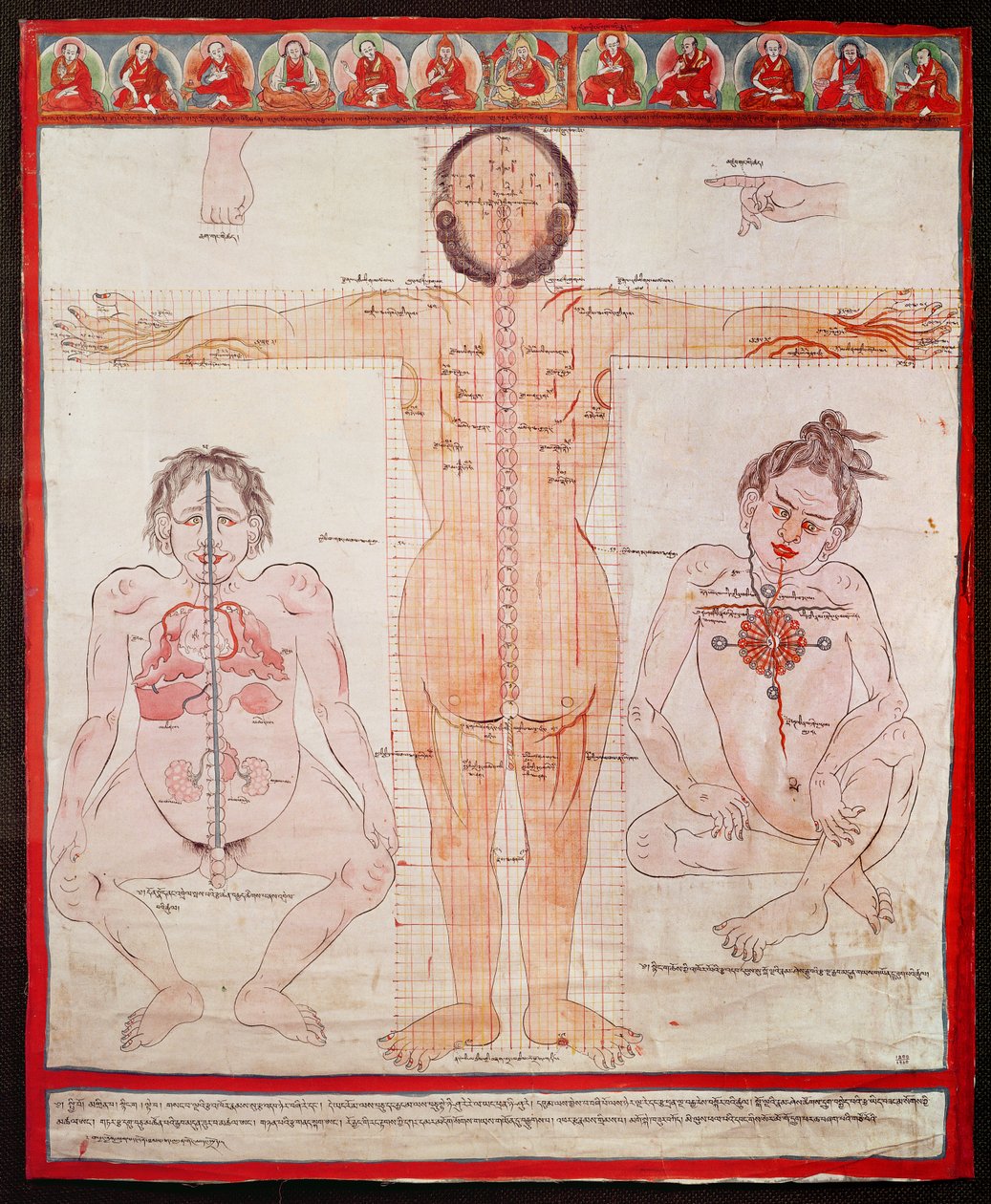 Tableau anatomique, 1938 - Tibetan School