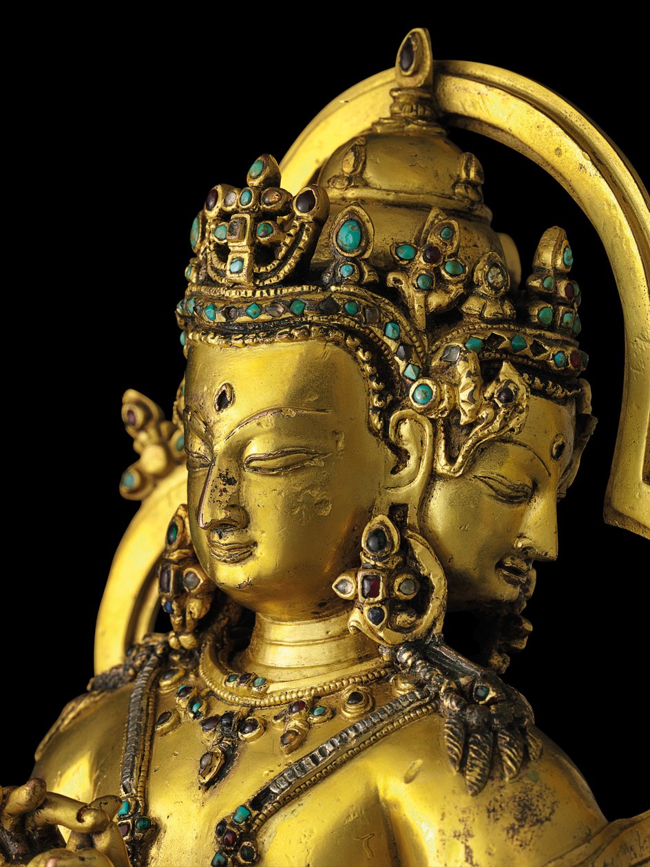Figure de Vairochana, Densatil - Tibetan School