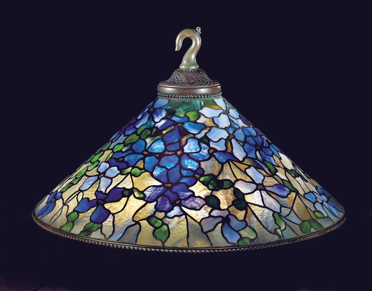 Lustre de clématites, vers 1910 - Tiffany and Company