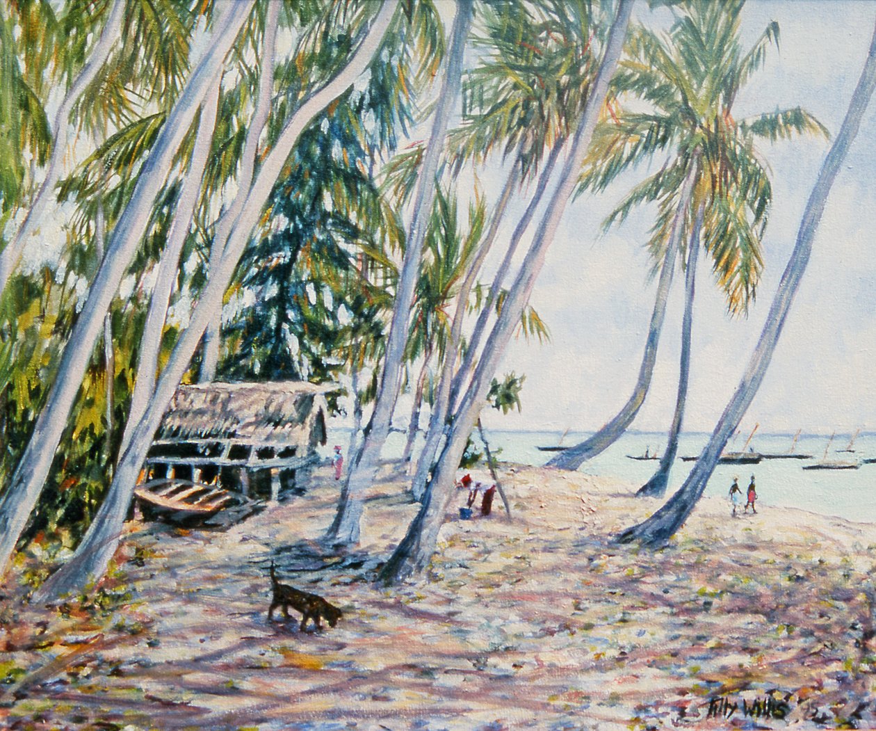 Palmiers bruissants, Zanzibar - Tilly Willis