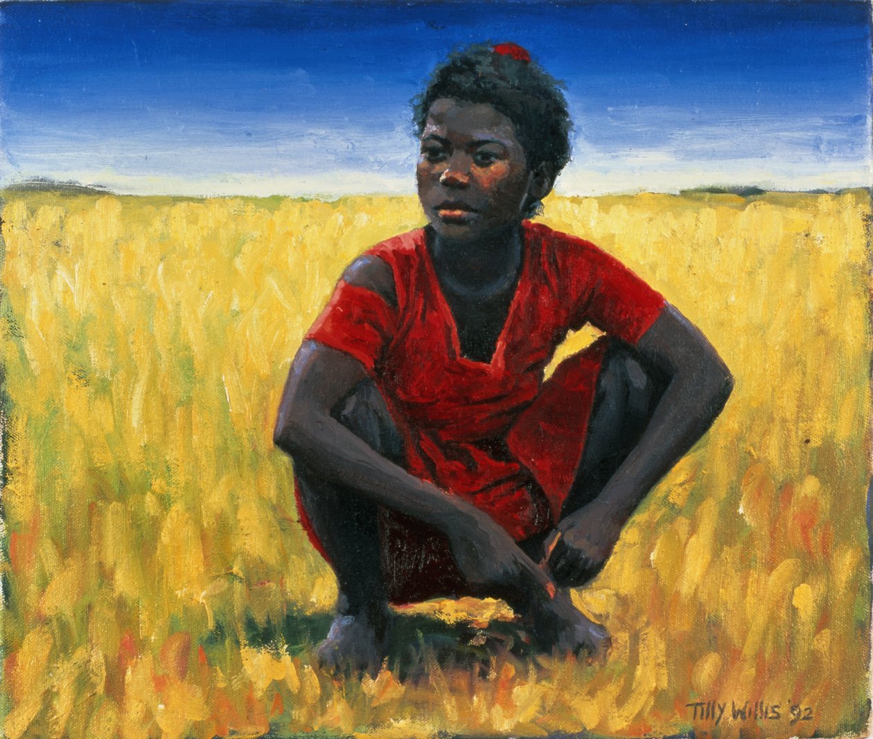 Fille en rouge, 1992 - Tilly Willis