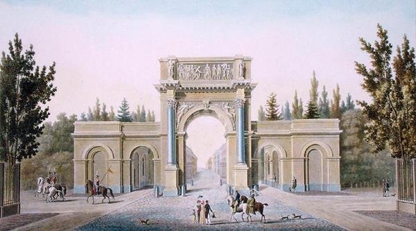 Porte de Guillaume, Bruxelles, de 