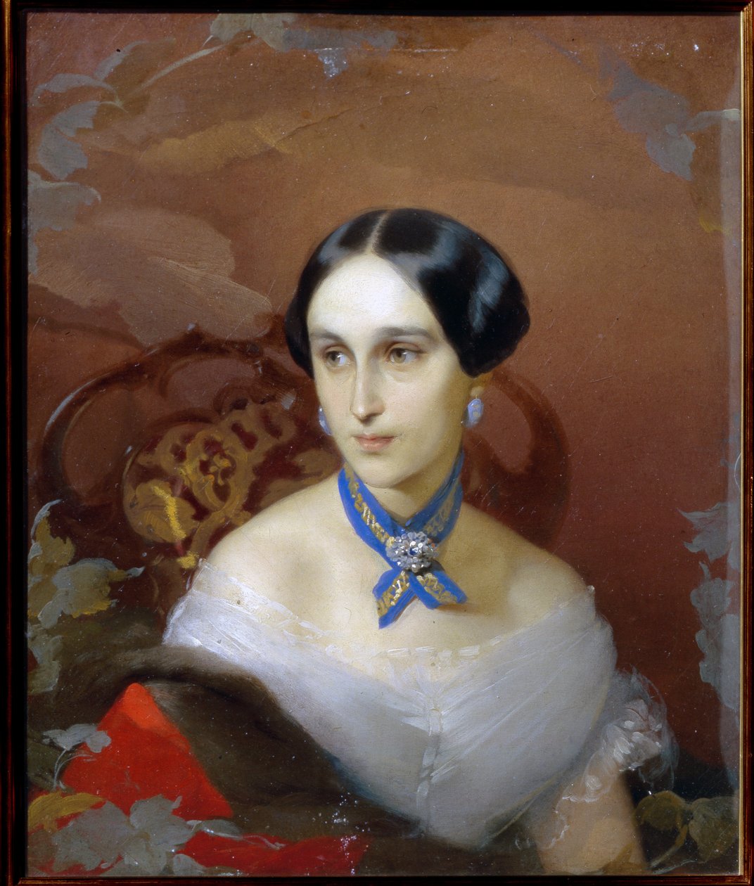 Portrait de Natalia Pushkina Lanskaya - Timofei Andreyevich Neff