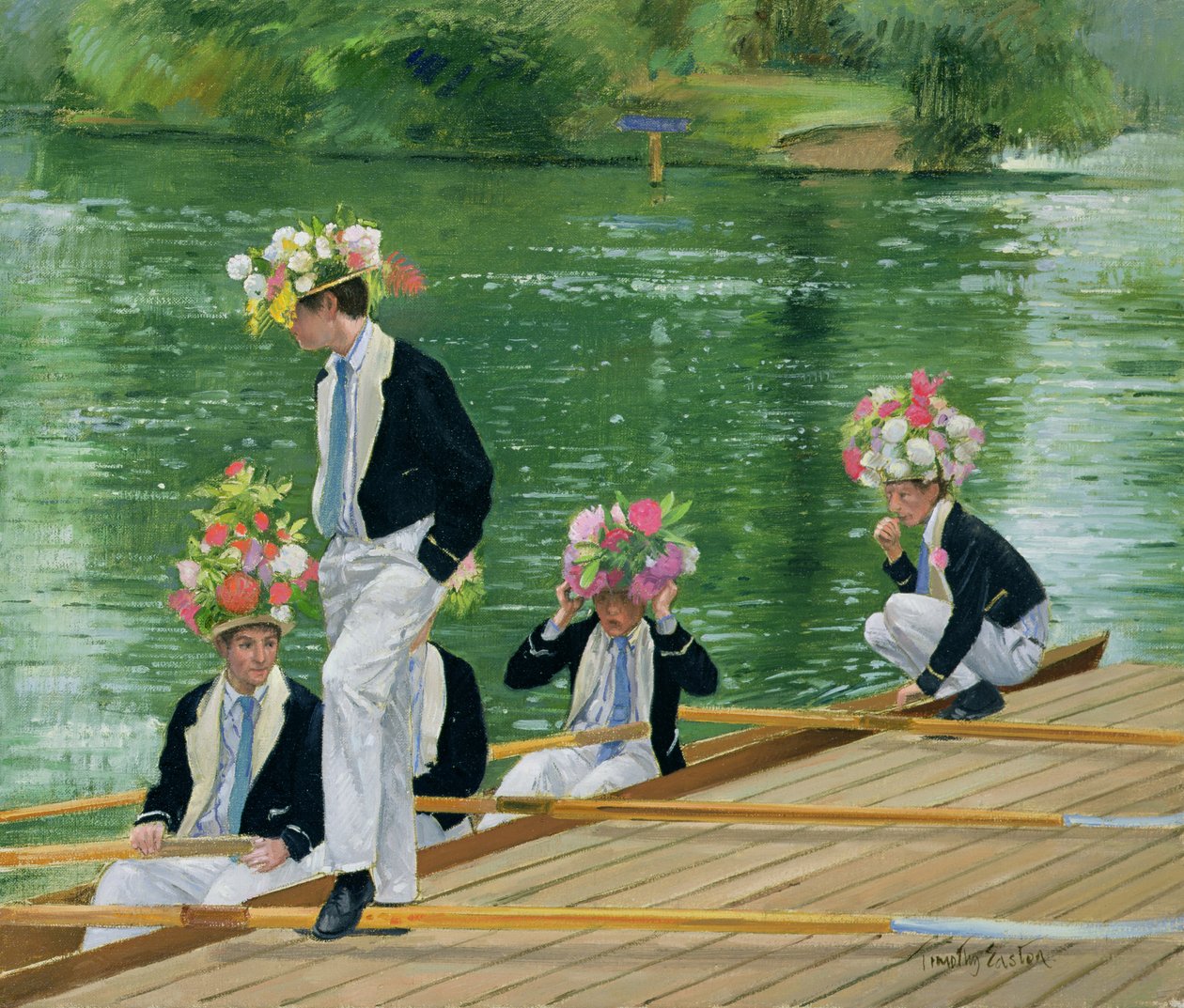 Chez les maîtres pour le défilé, 1999 - Timothy Easton